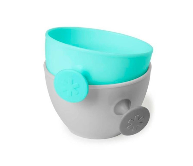 Skip Hop Zestaw jedzeniowy Easy-Feed Teal/Grey - 1255906 - zdjęcie 3